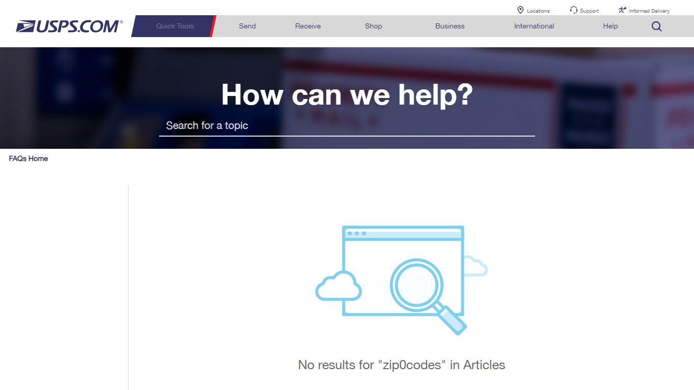 Search Results | zip codes - USPS